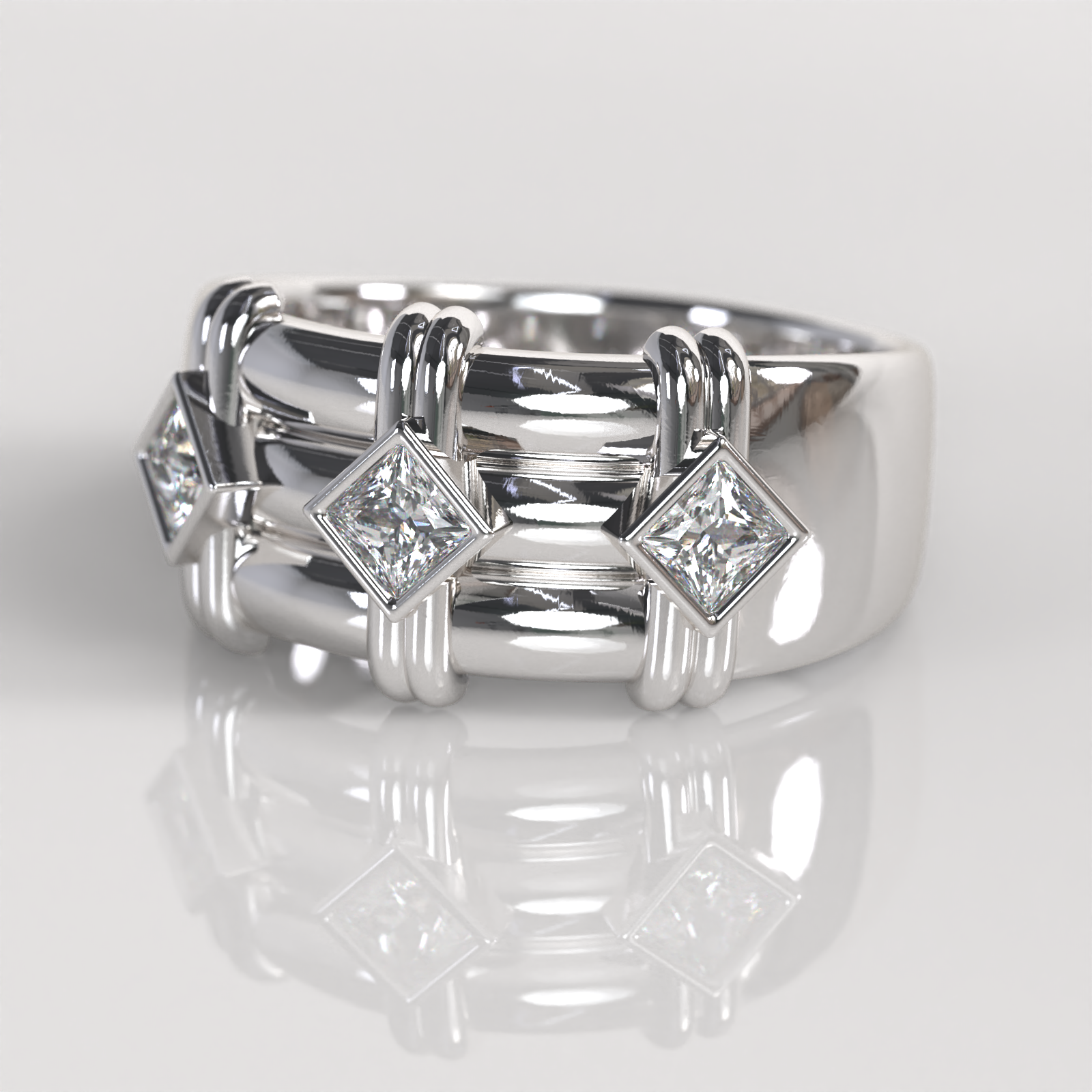 Anillo Rey - Plata