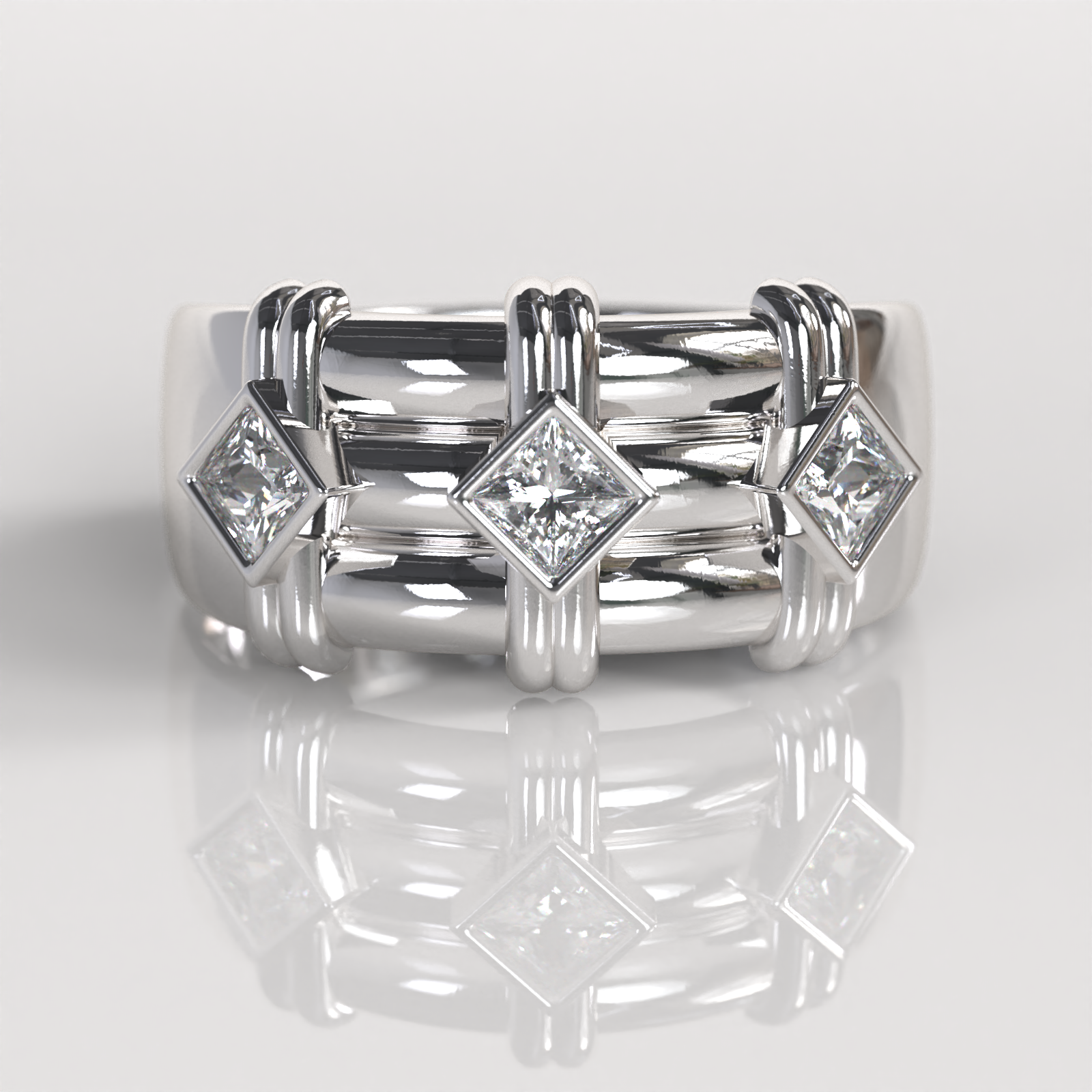 Anillo Rey - Plata
