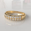 Anillo de Compromiso con Diamantes Sabrinna - Oro Amarillo 18K