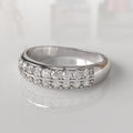 Anillo de Compromiso con Diamantes Sabrinna - Oro Blanco 18K