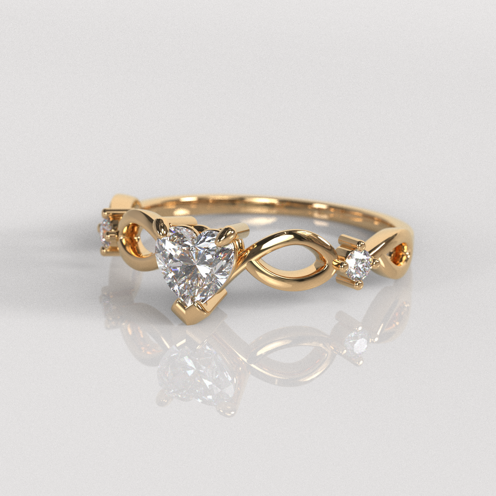 Anillo Natallie - Oro Rosado 18K