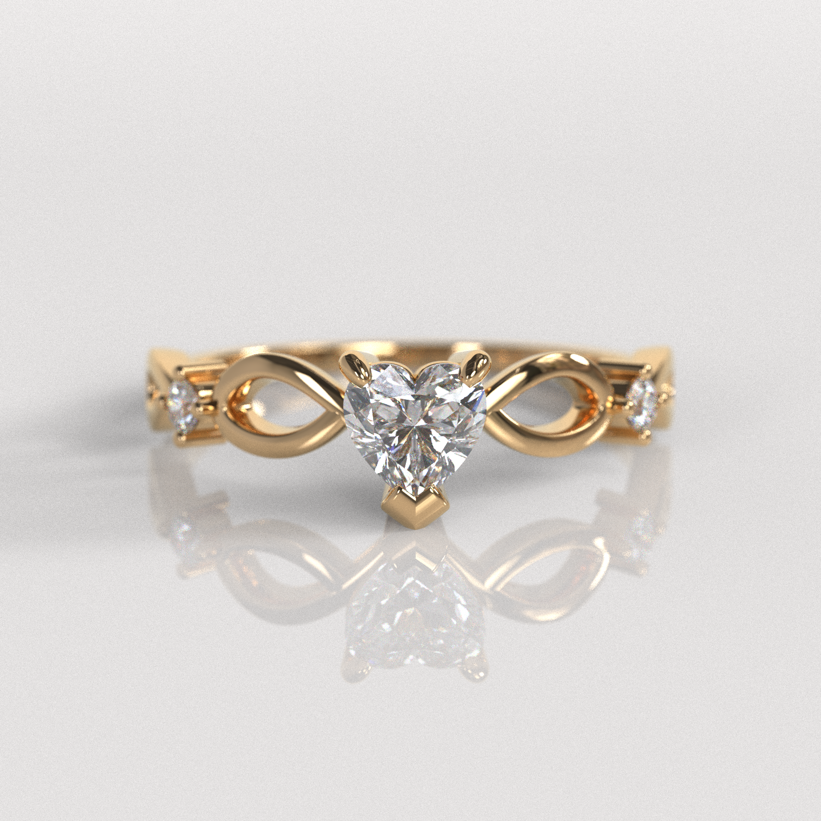 Anillo Natallie - Oro Rosado 18K