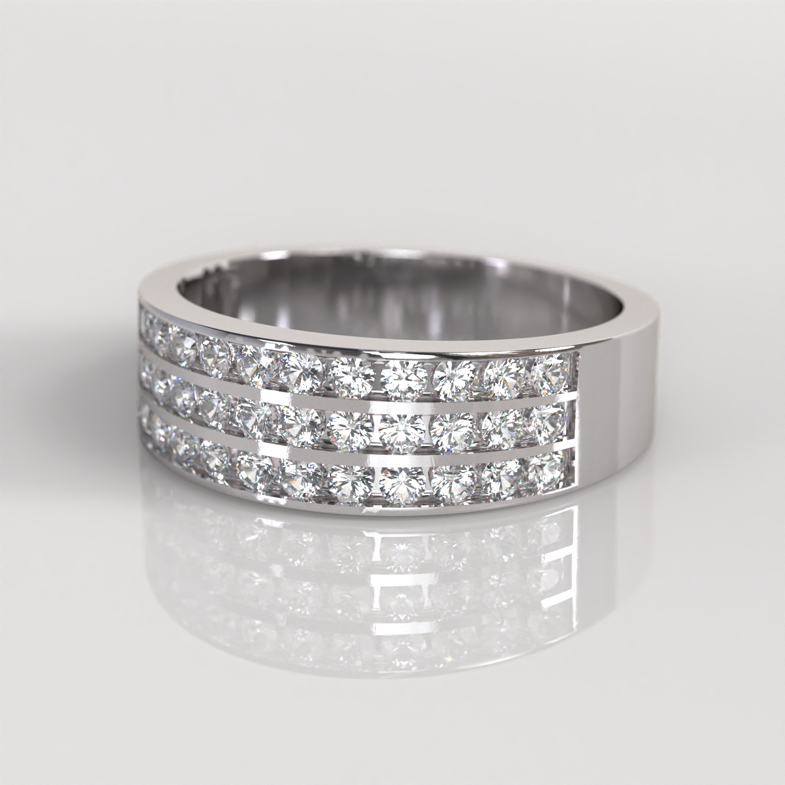 Anillo Gael - Oro Blanco 18K