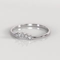 Anillo Ophelia - Oro Blanco 18K