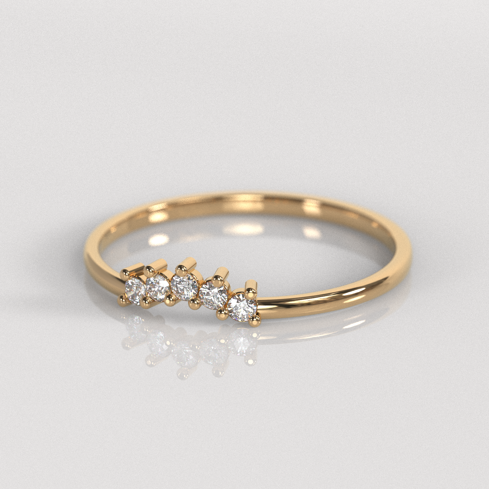 Anillo Ophelia - Oro Rosado 18K