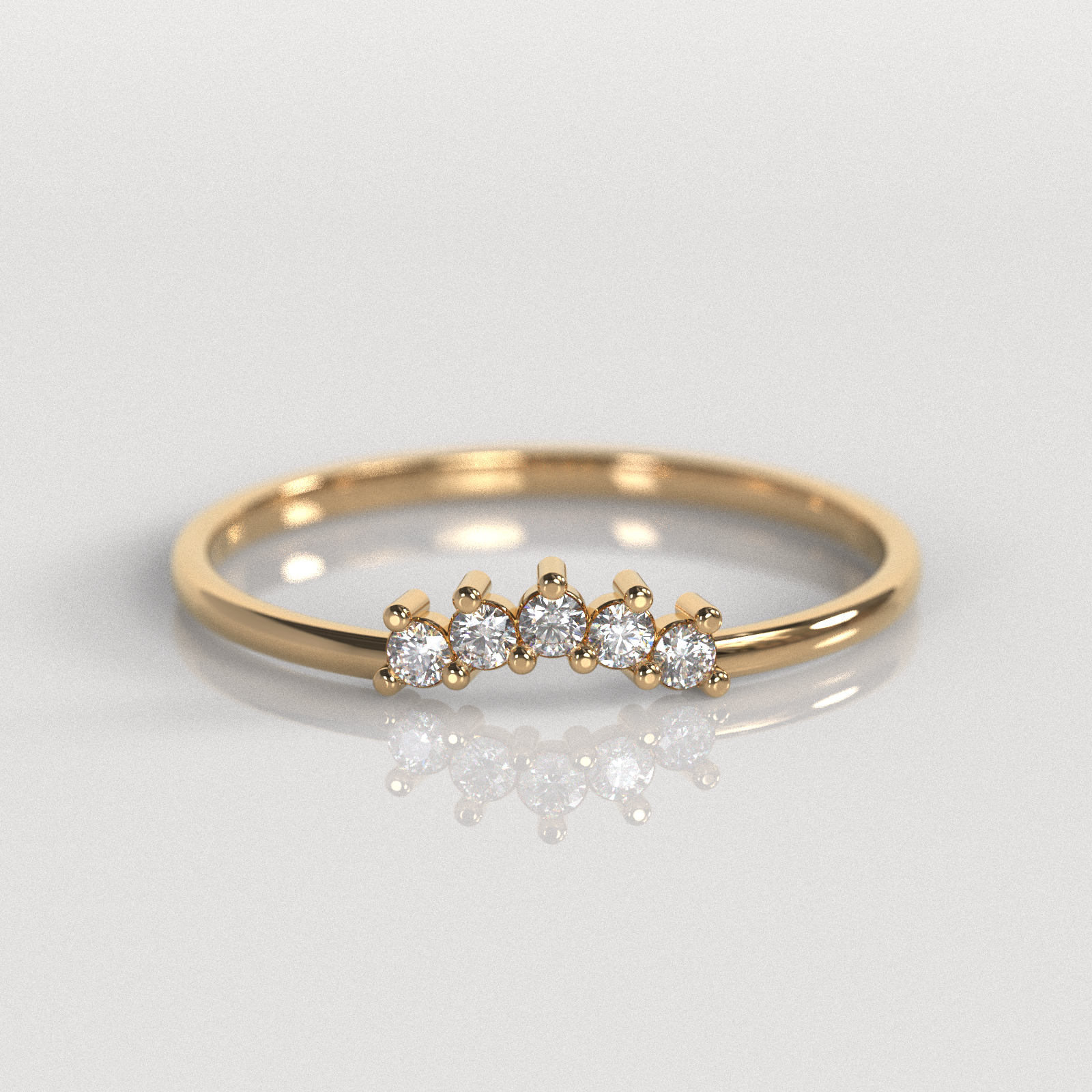 Anillo Ophelia - Oro Rosado 18K