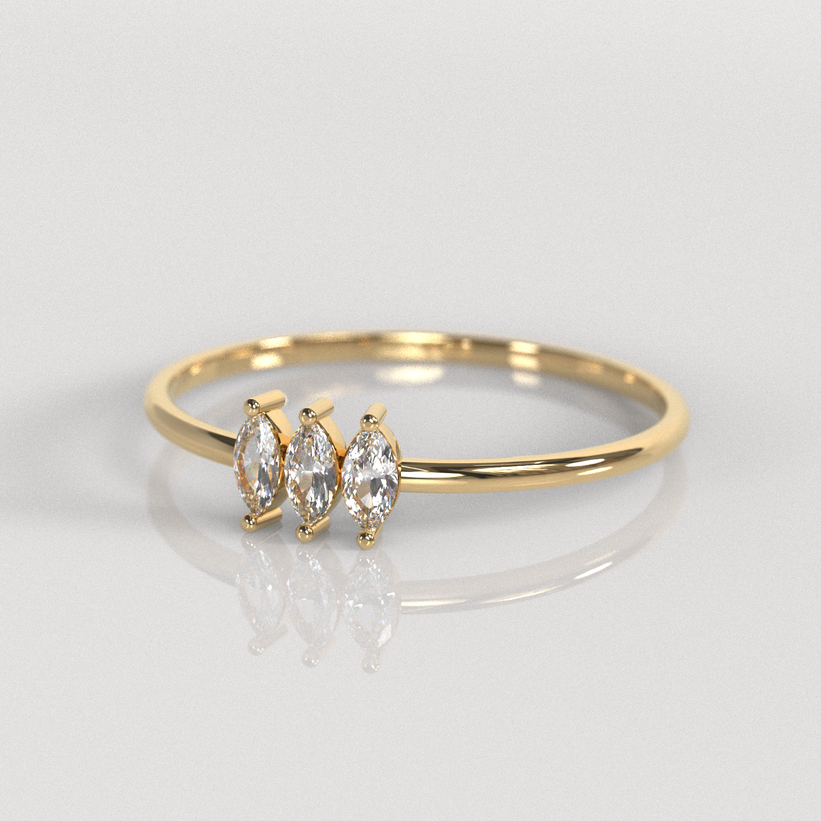 Anillo Noelia - Oro Amarillo 18K