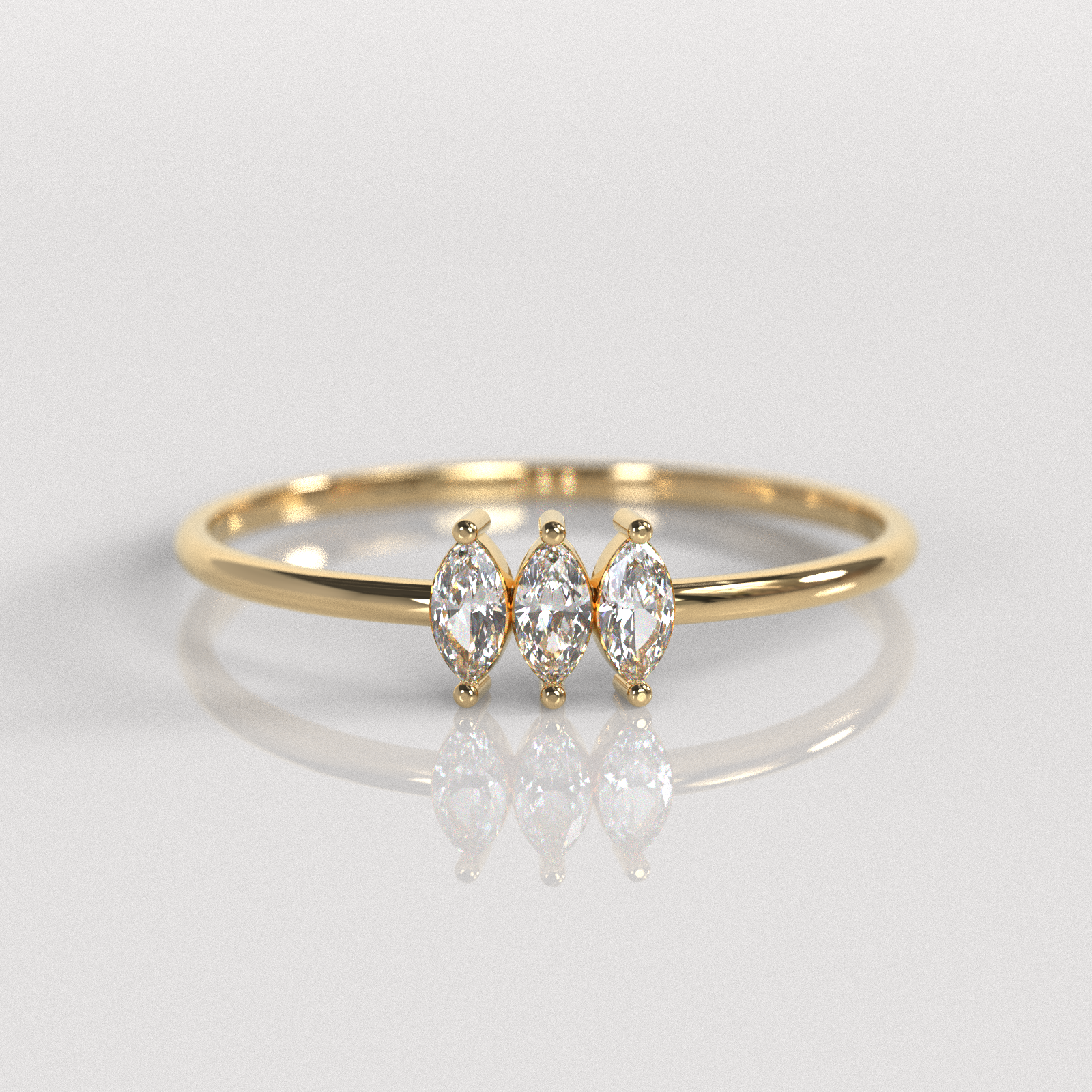 Anillo Noelia - Oro Amarillo 18K
