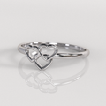 Anillo Lazos - Oro Blanco 18K