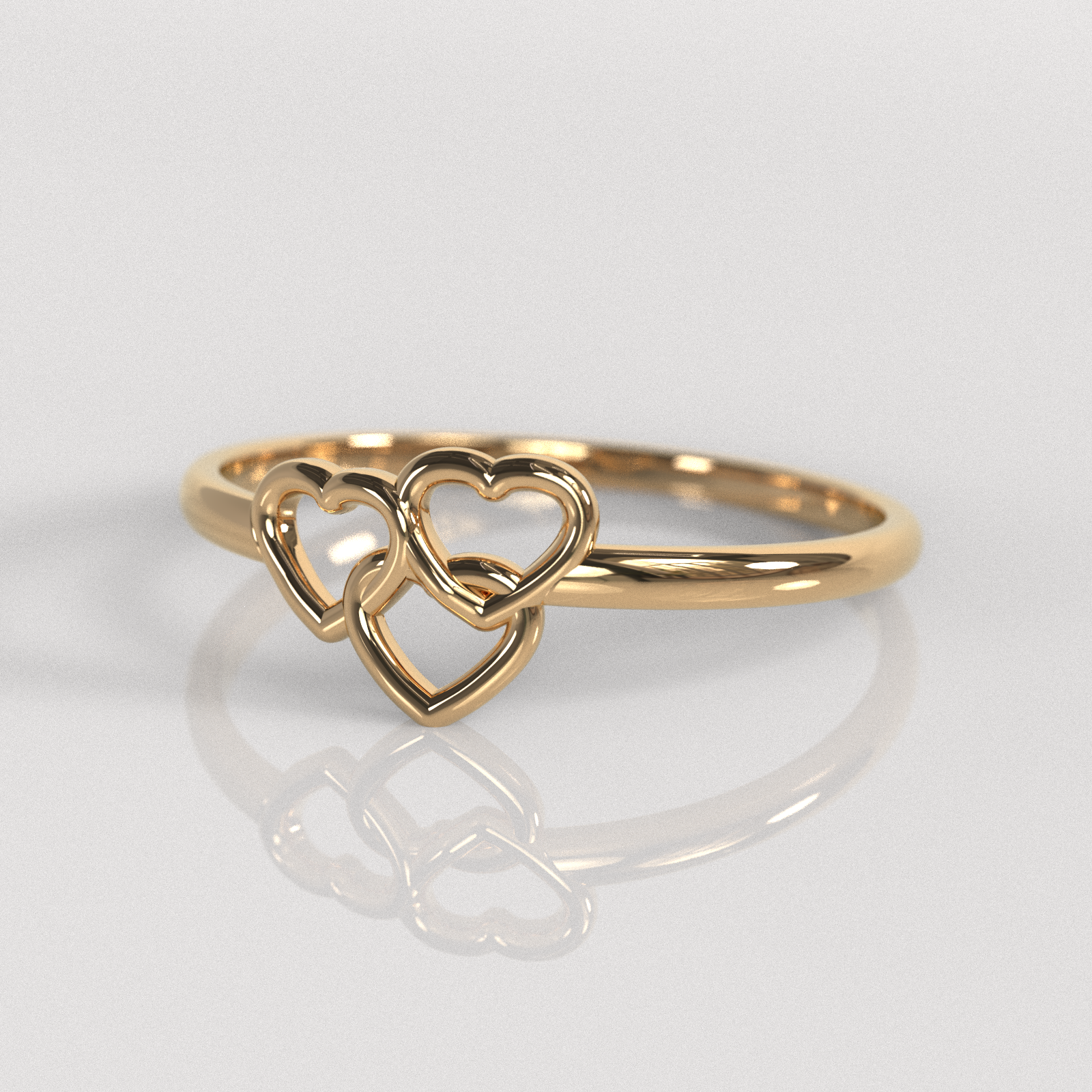 Anillo Lazos - Oro Rosado 18K