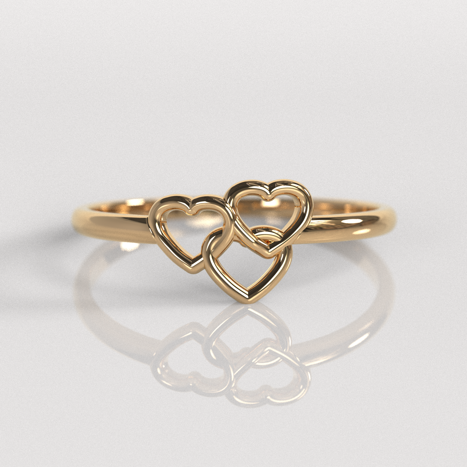 Anillo Lazos - Oro Rosado 18K