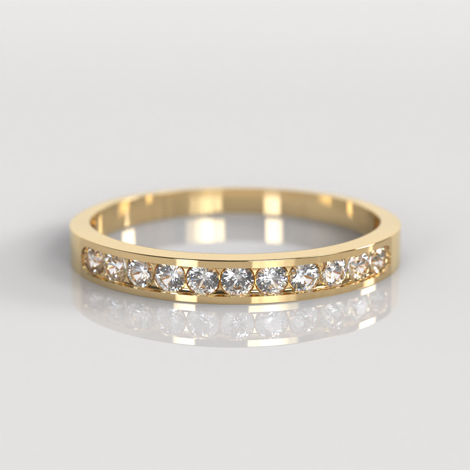 Anillo de Compromiso Evelynn - Oro Amarillo 18K