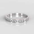 Anillo de Compromiso Evelynn - Oro Blanco 18K