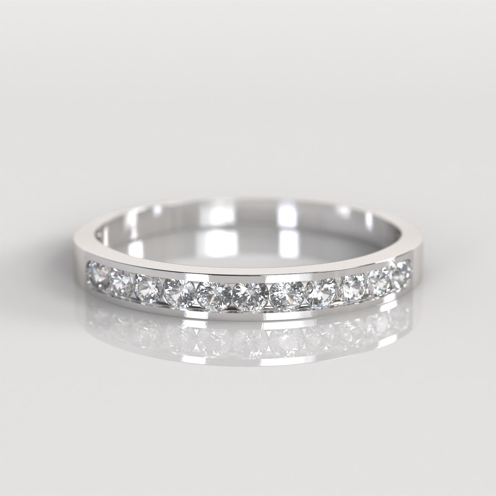 Anillo de Compromiso Evelynn - Plata