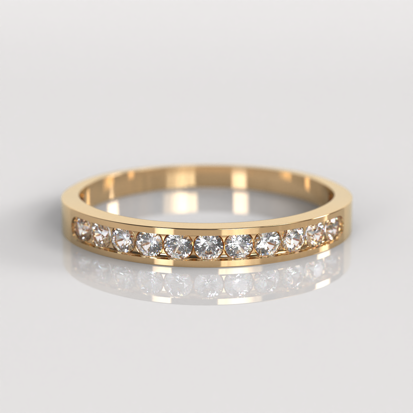 Anillo de Compromiso Evelynn - Oro Rosado 18K