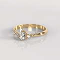 Anillo de Compromiso Amara - Oro Amarillo 18K