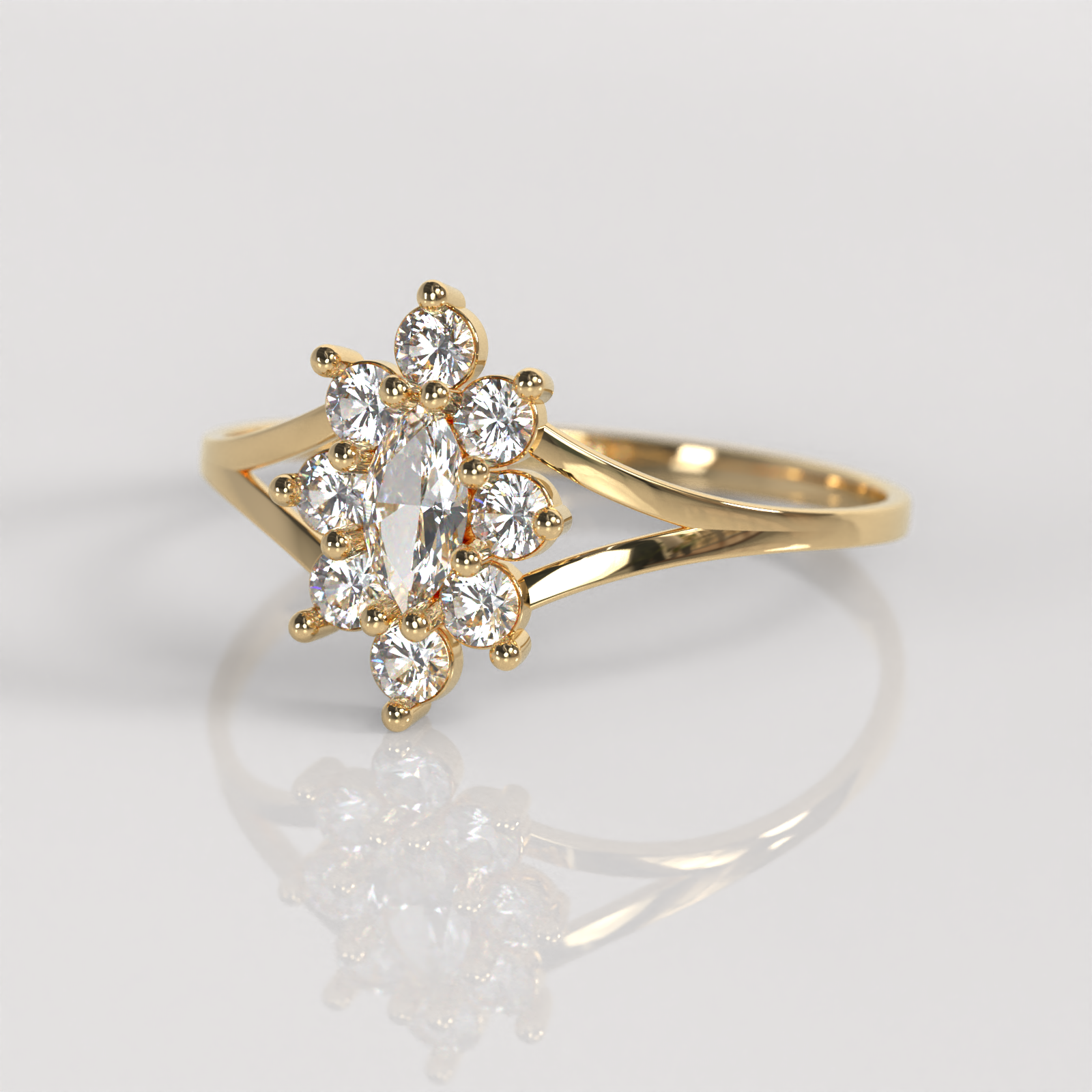 Anillo Lady Light - Oro Amarillo 18K