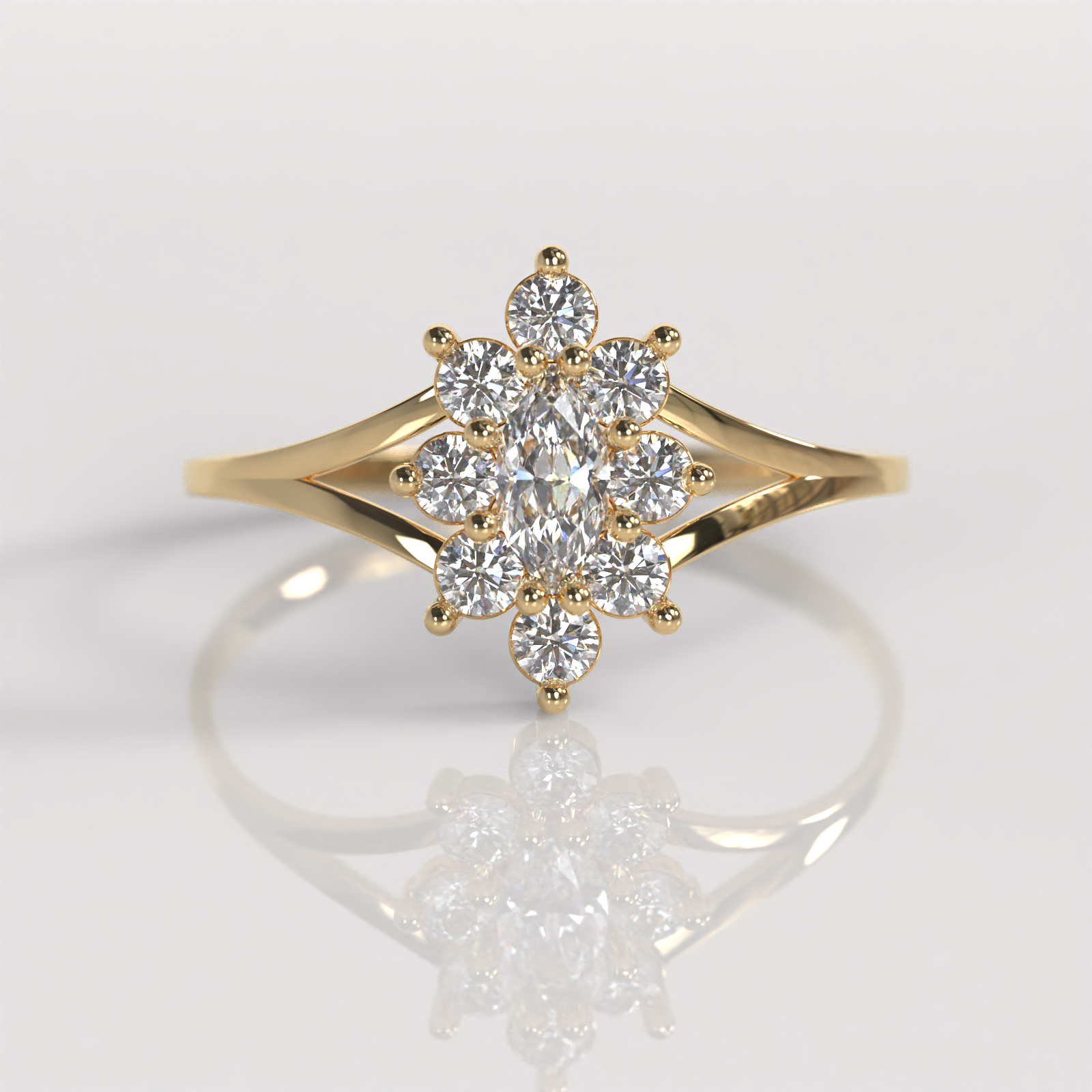 Anillo Lady Light - Oro Amarillo 18K