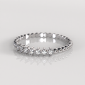 Anillo Vidia - Oro Blanco 18K