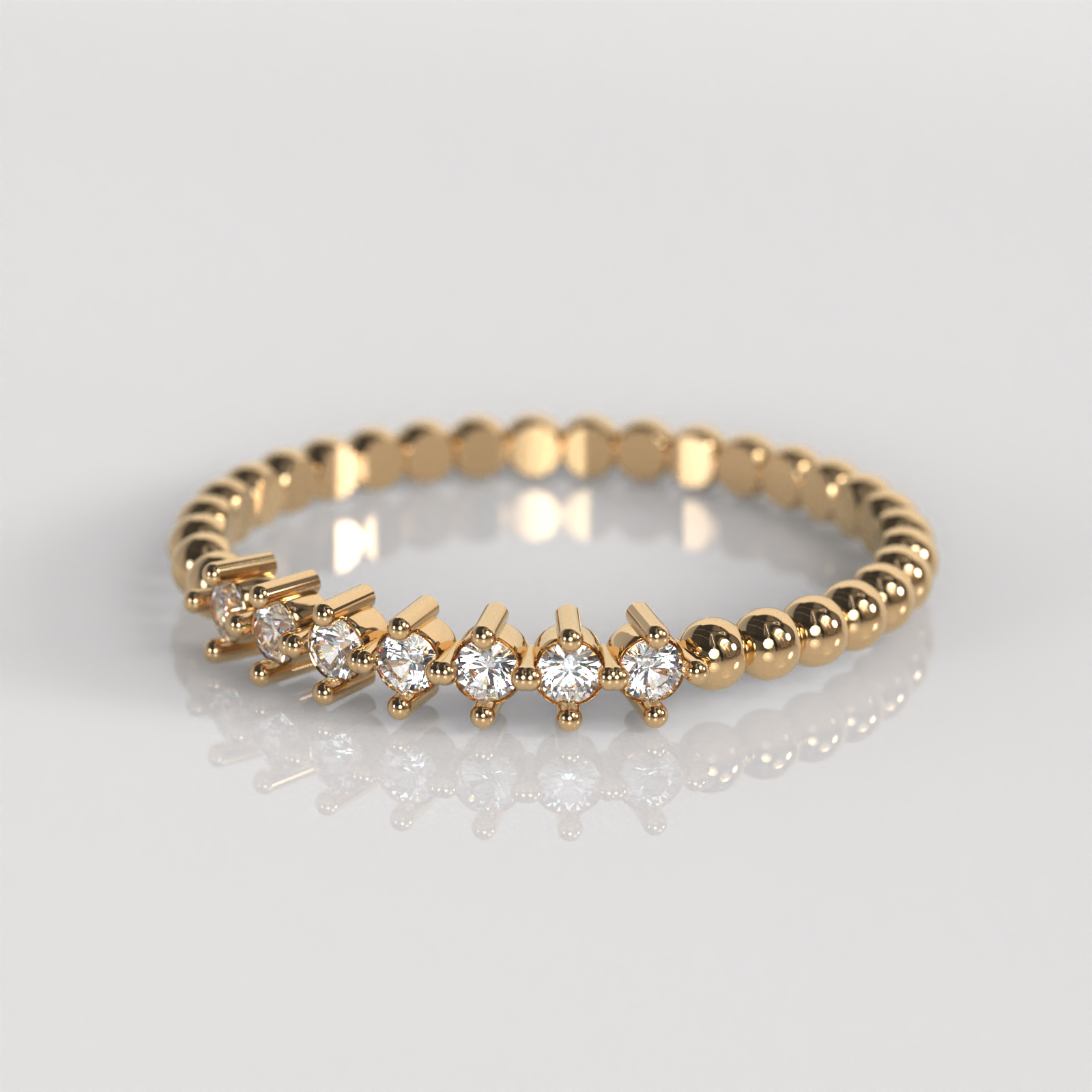 Anillo Vidia - Oro Rosado 18K