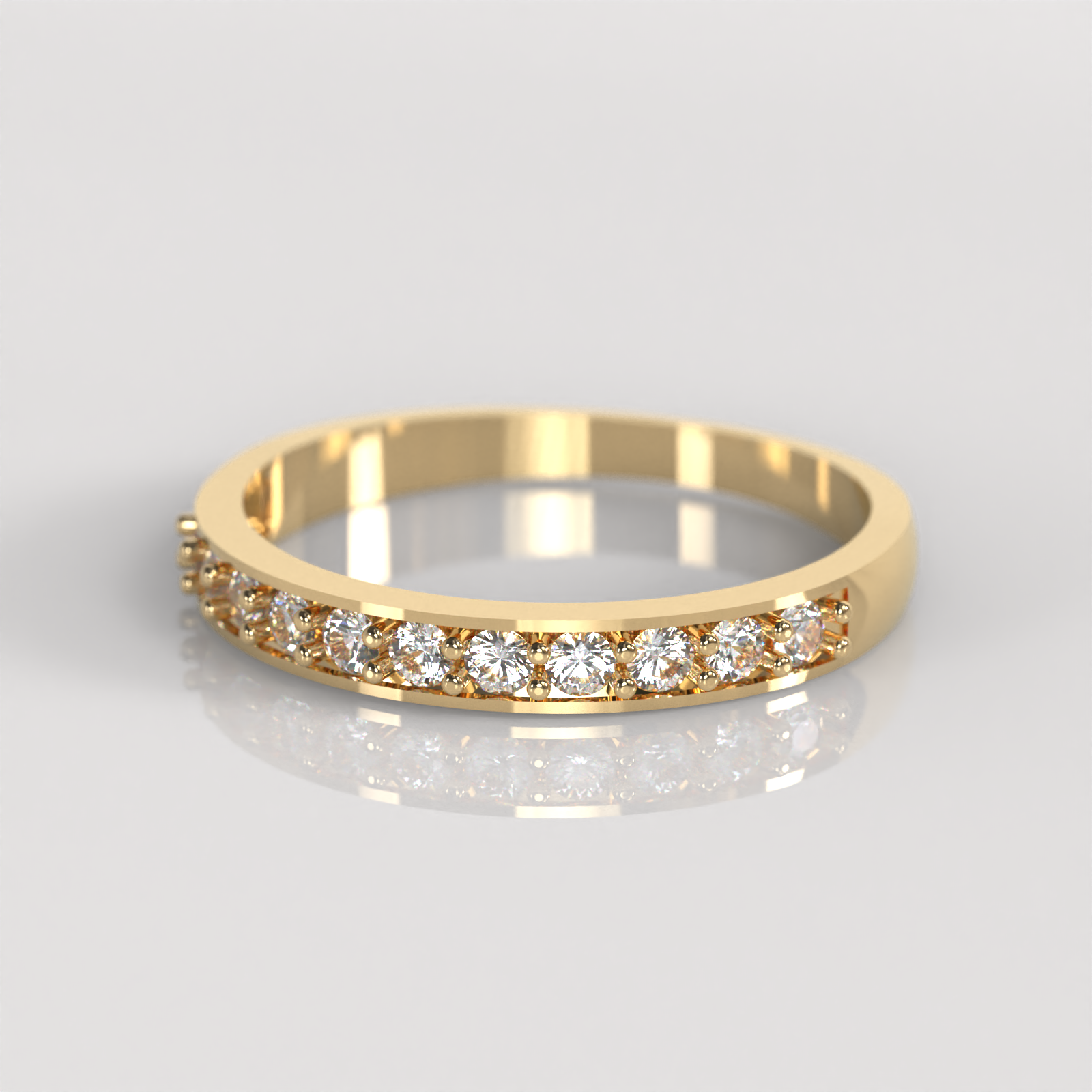 Anillo de Compromiso Juliett - Oro Amarillo 18K