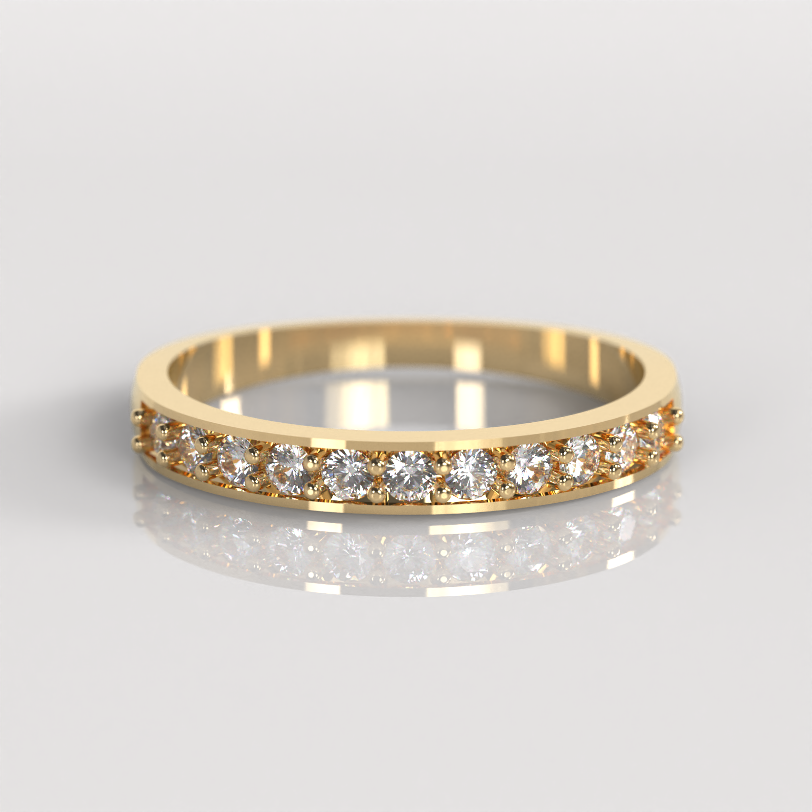 Anillo de Compromiso Juliett - Oro Amarillo 18K