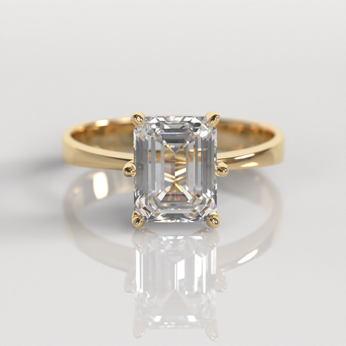 Anillo de Compromiso Brietta - Oro Amarillo 18K