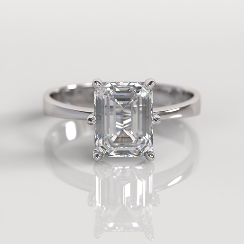 Anillo de Compromiso Brietta - Oro Blanco 18K