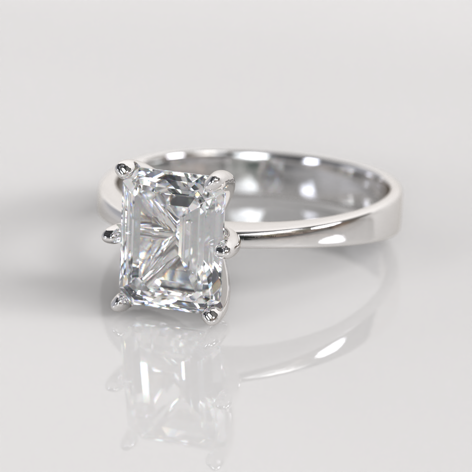 Anillo de Compromiso Brietta - Plata