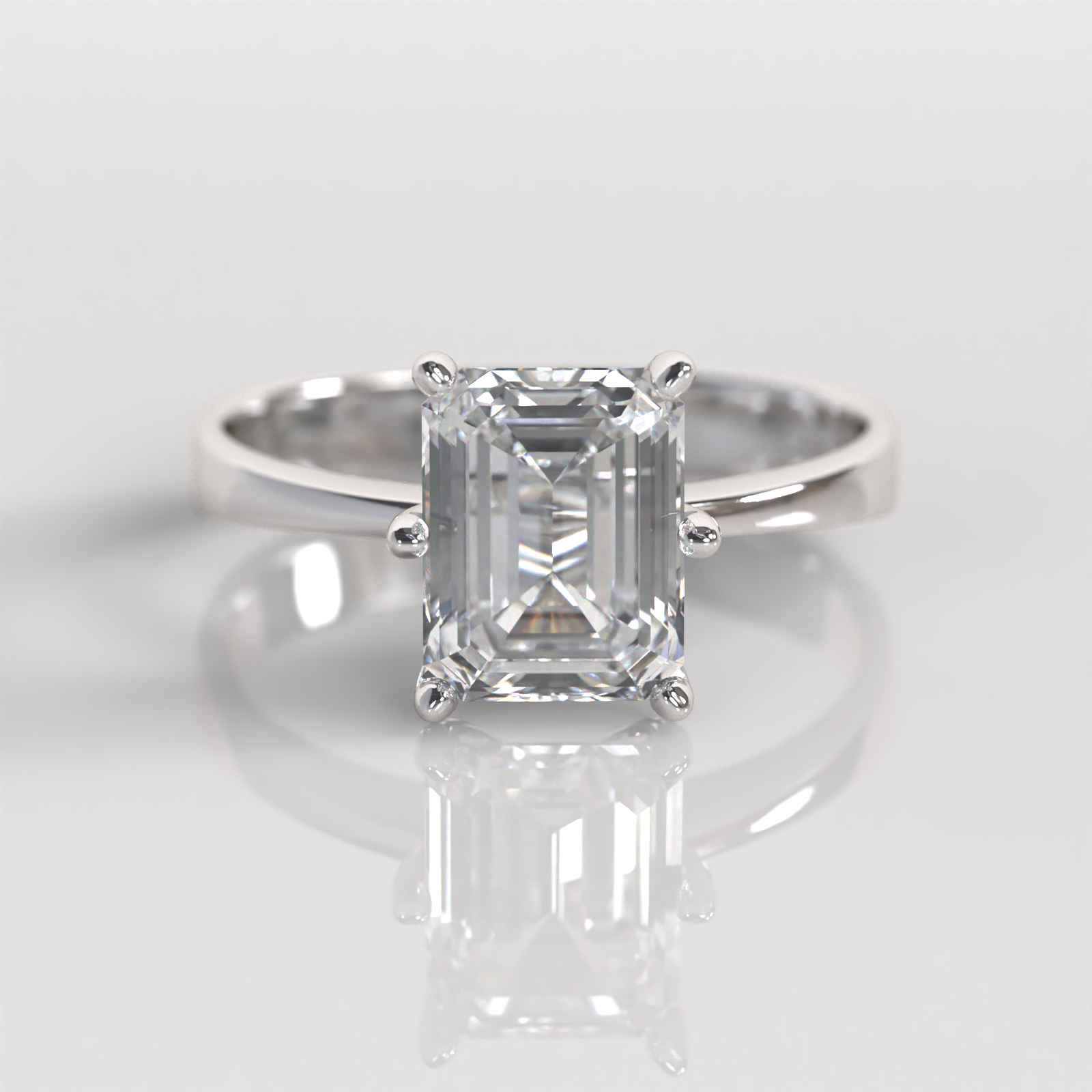 Anillo de Compromiso Brietta - Plata