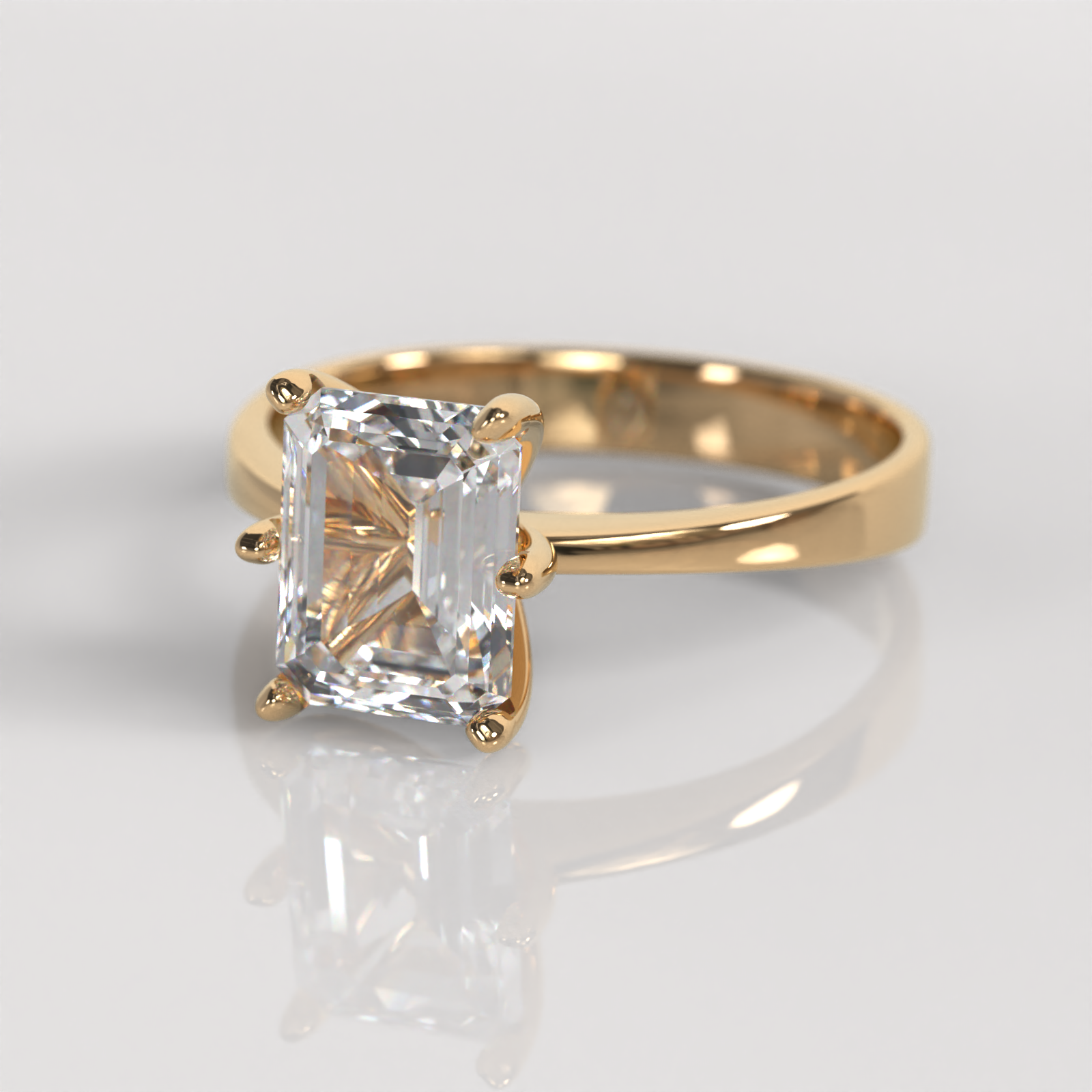 Anillo de Compromiso Brietta - Oro Rosado 18K