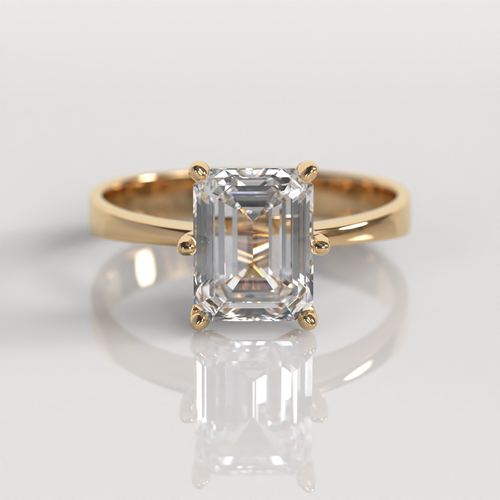 Anillo de Compromiso Brietta - Oro Rosado 18K