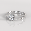 Anillo de Compromiso Odile - Plata