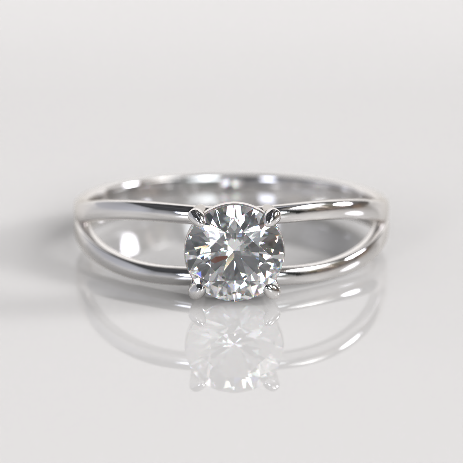 Anillo de Compromiso Odile - Plata