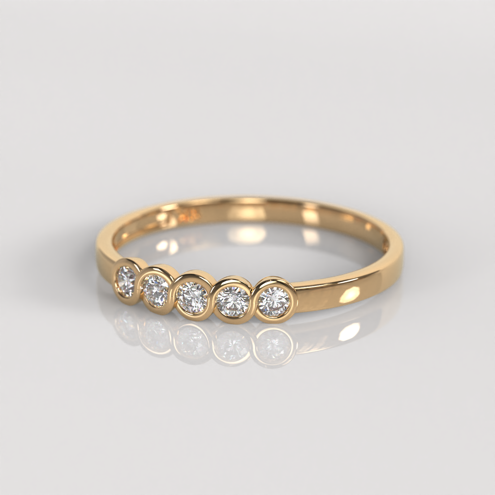 Anillo Brianna - Oro Rosado 18K