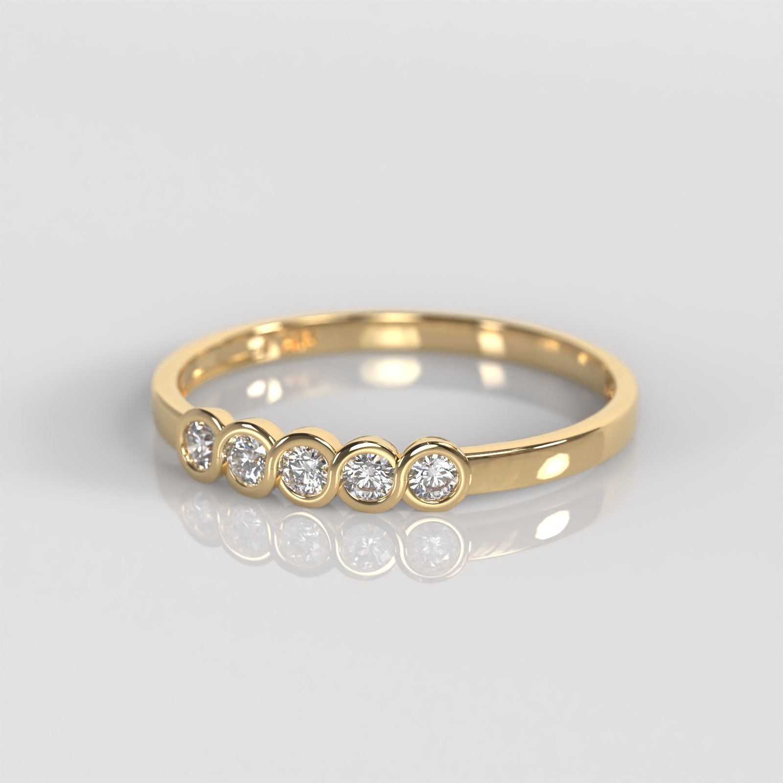 Anillo Brianna - Oro Amarillo 18K