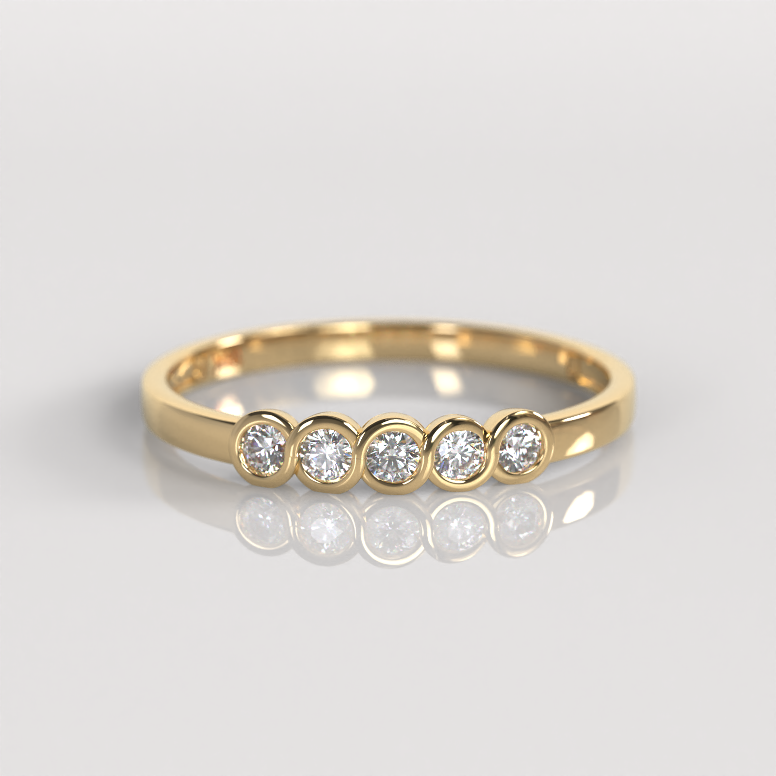 Anillo Brianna - Oro Amarillo 18K