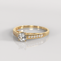 Anillo de Compromiso Briggit - Oro Amarillo 18K
