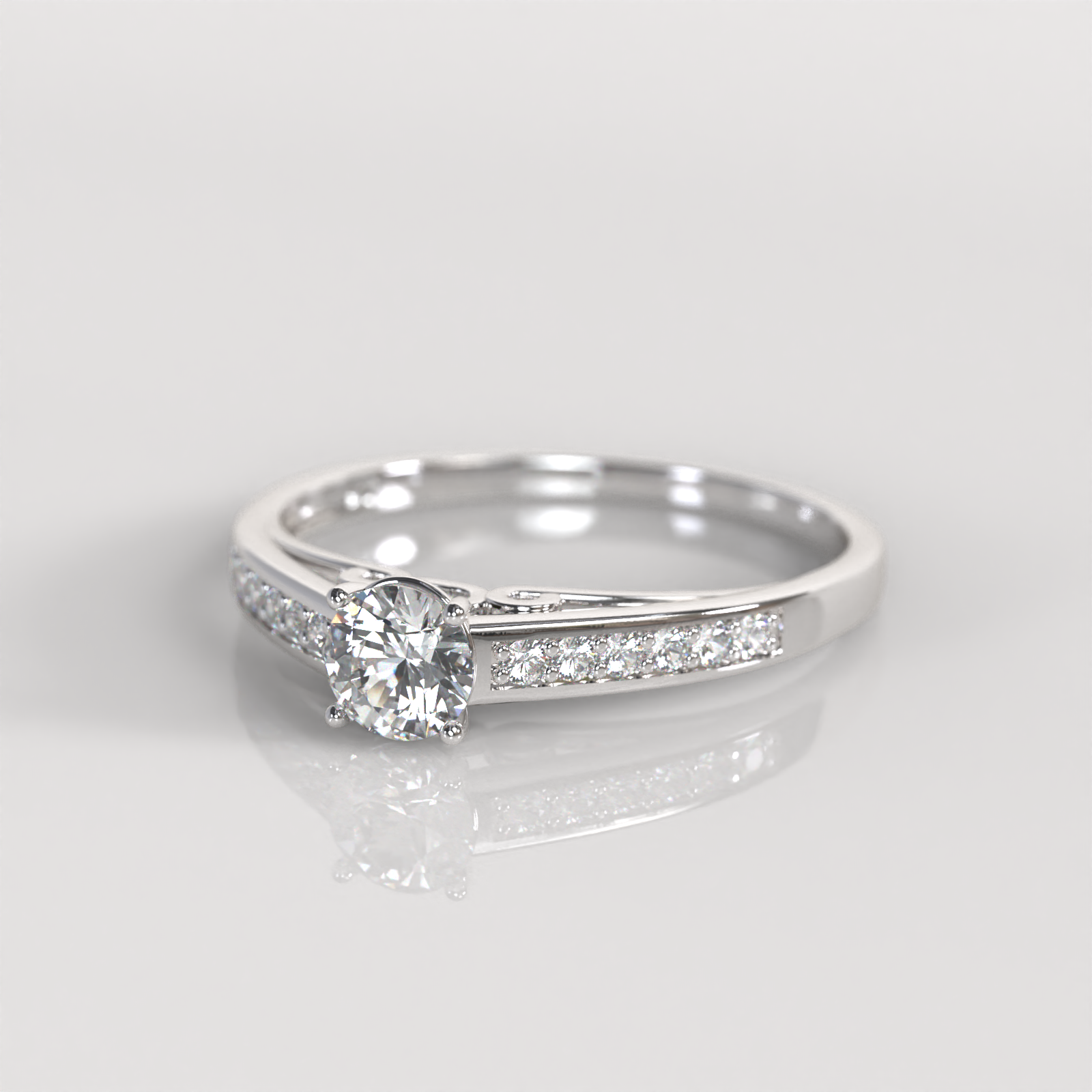 Anillo de Compromiso Briggit - Plata