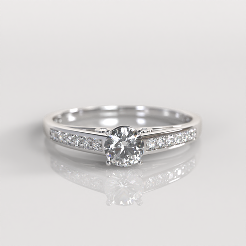 Anillo de Compromiso Briggit - Plata