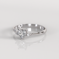 Anillo de Compromiso Ellie - Oro Blanco 18K