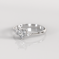 Anillo de Compromiso Ellie - Plata