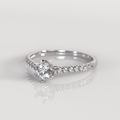 Anillo de Compromiso Dakota - Oro Blanco 18K