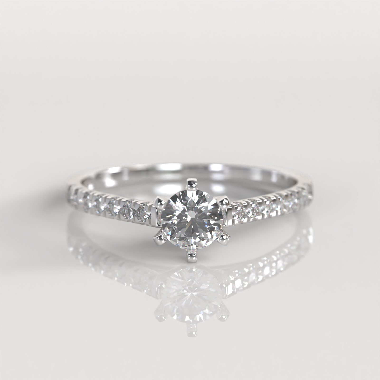 Anillo de Compromiso Dakota - Plata