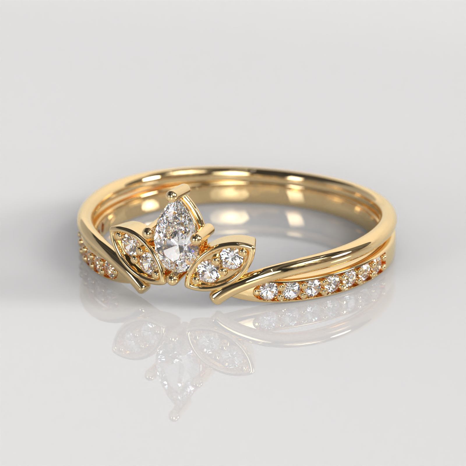 Anillo Lotto - Oro Amarillo 18K