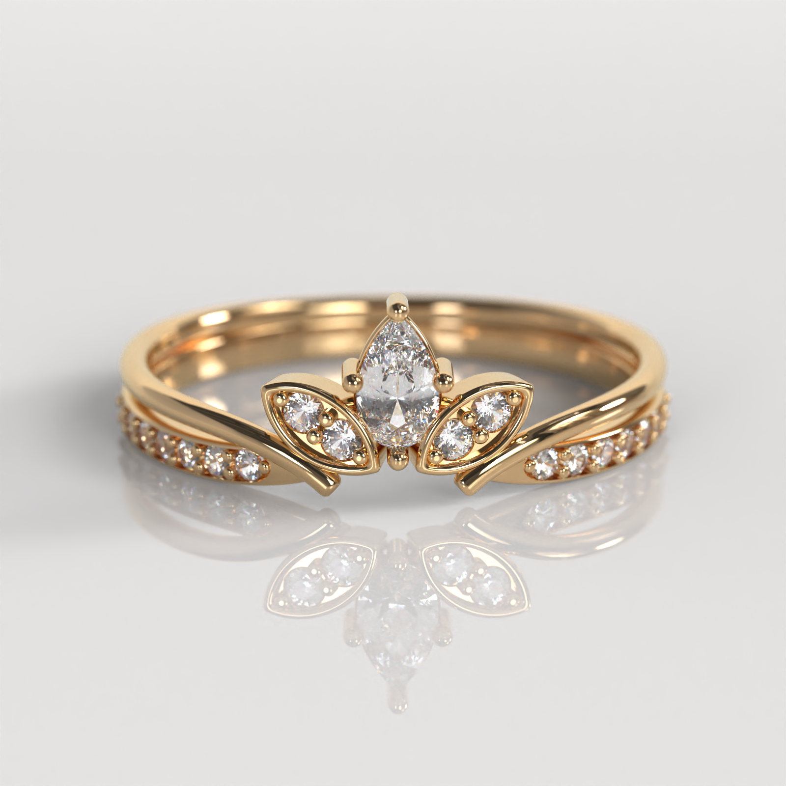 Anillo Lotto - Oro Rosado 18K