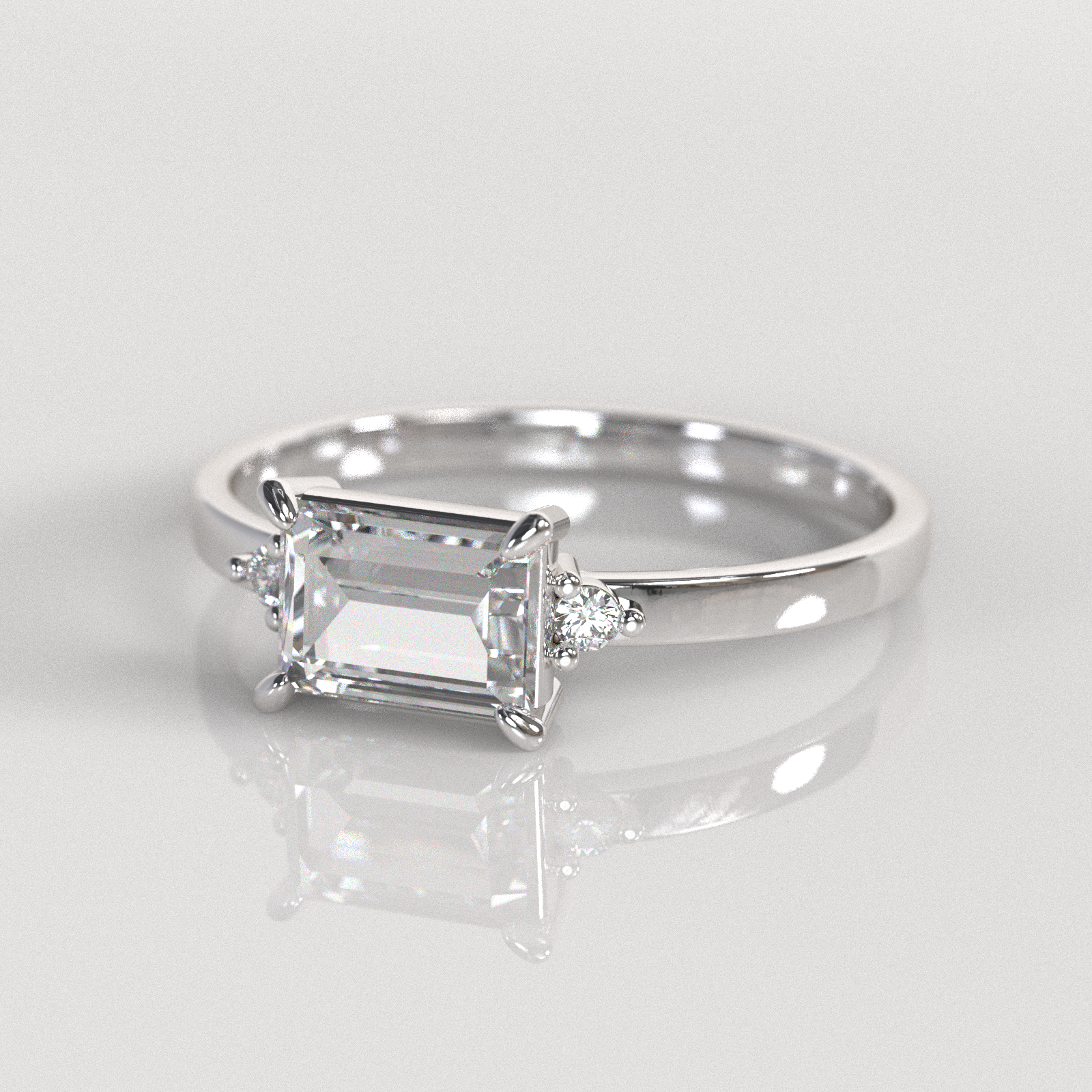 Anillo de Compromiso Lucy - Plata