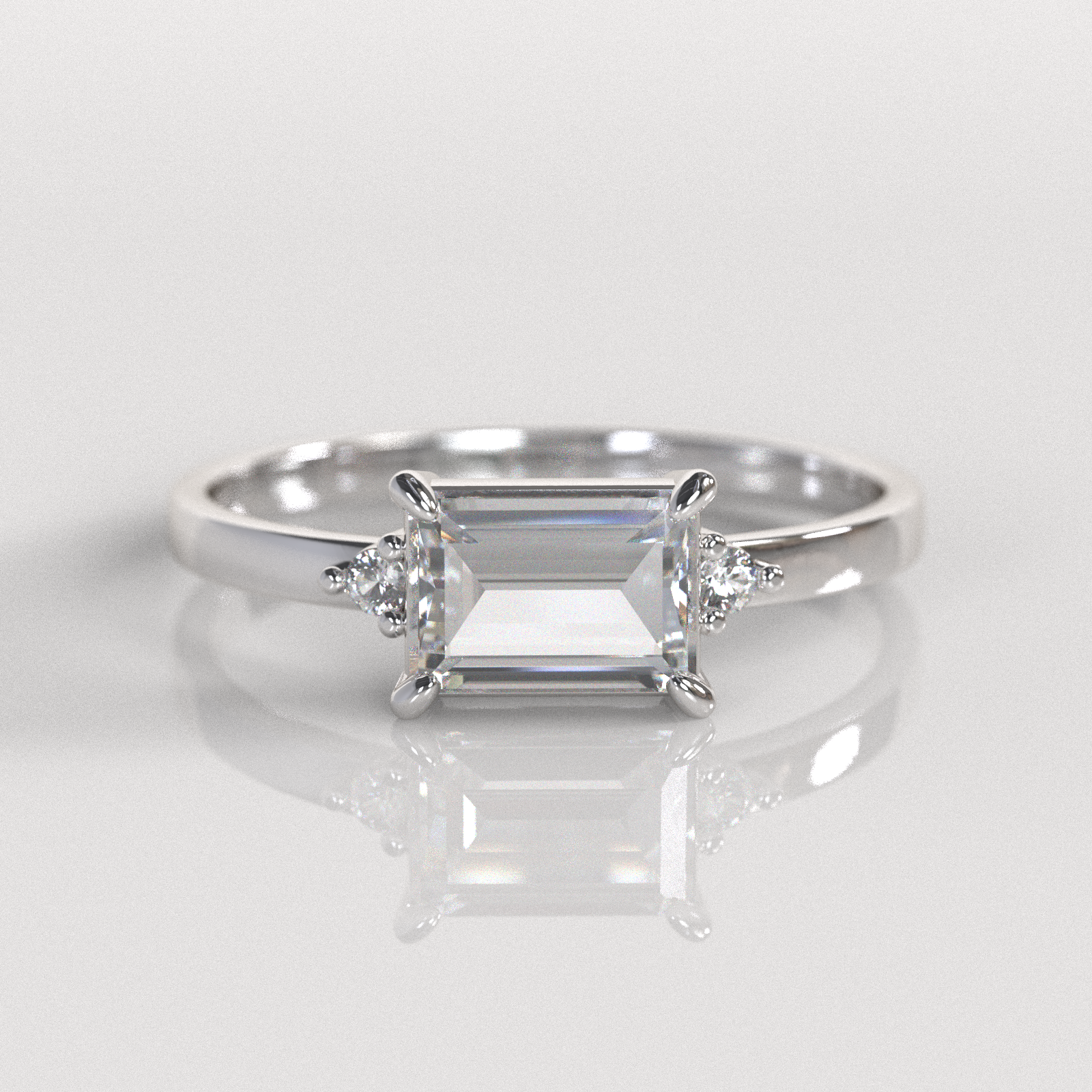 Anillo de Compromiso Lucy - Plata