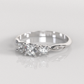 Anillo de Compromiso Trisha - Plata