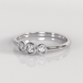 Anillo de Compromiso Verona - Oro Blanco 18K